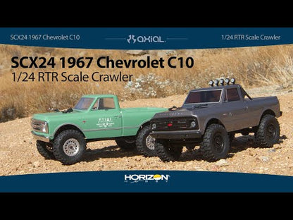 1/24 SCX24 1967 Chevrolet C10, 4WD, RTR (Includes batttery & charger): Green